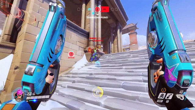 Overwatch Tracer + Bastion - อะไรจะมันส์ขนาดนั้นน Ft.OpzTv !