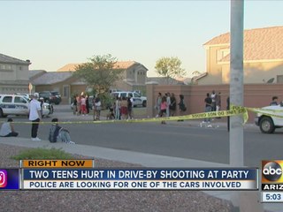 2 teens hospitalized after shooting at Tolleson home