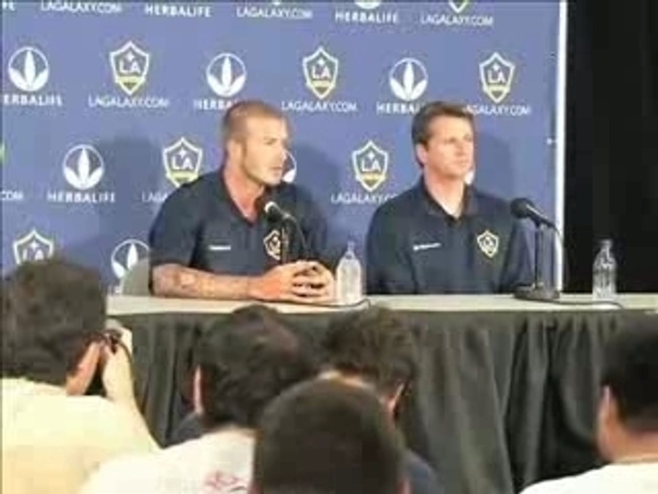 David Beckham Toronto Presser 2