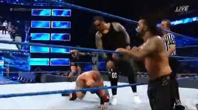 (12.09.2016) The Usos vs Rhyno & Slater Tag Team CHAMPIONSHIP - Backlash