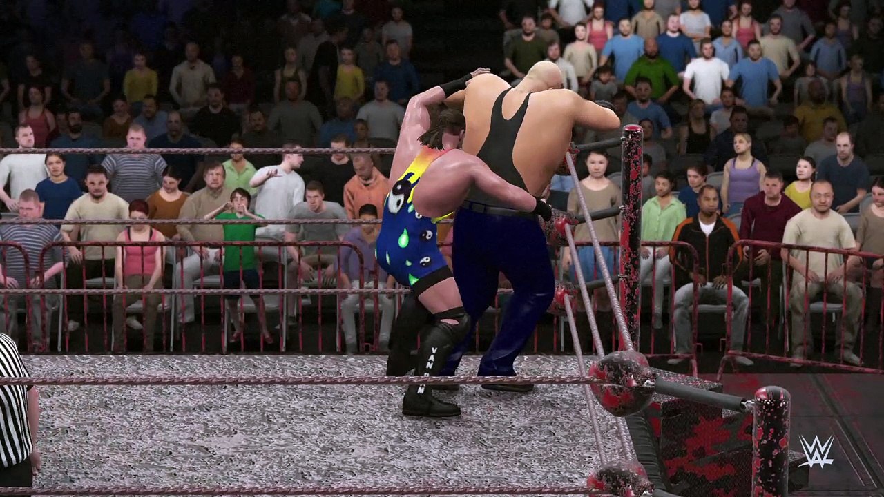 WWE 2K16 big show v RVD rob van dam