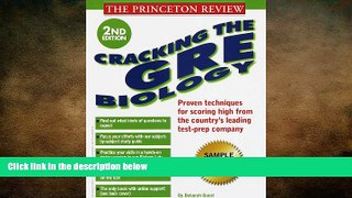 there is  Princeton Review: Cracking the GRE Biology, 2nd Edition