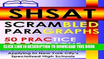 [PDF] SHSAT Scrambled Paragraphs - 50 Practice Paragraphs Full Colection