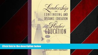 Popular Book Leadership in Continuing and Distance Education in Higher Education