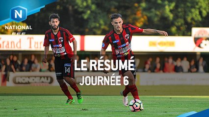 Championnat National : tous les buts de la 6e journée (2016-2017)