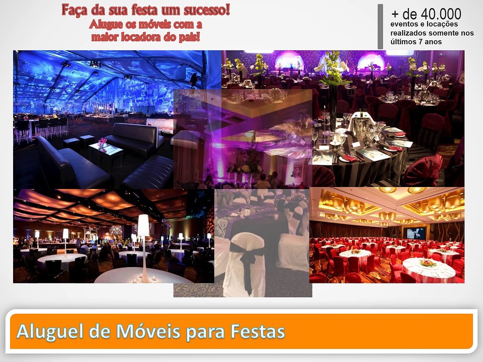 Aluguel de Moveis para Festas - RentalBR