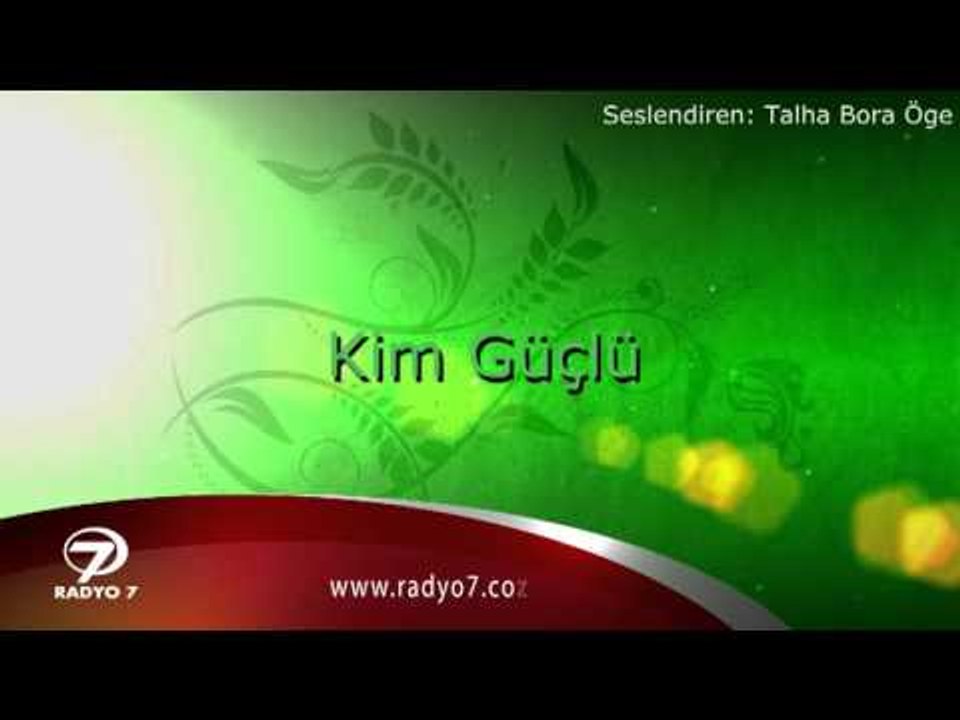TALHA BORA ÖGE ANLATIYOR - Kim Güçlü ?