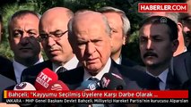 MHP Genel Başkanı Bahçeli Açıklaması