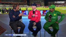 England v Pakistan T20 2016, Sarfaraz Ahmed & Eoin Morgan After Pakistan Victory vs England