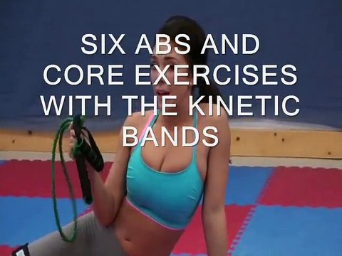 Fitness - abs workout for women Sexy - Flat tummy workout with resistance bands