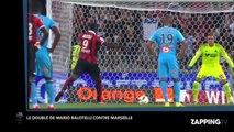 Nice - OM : Mario Balotelli marque un doublé pour ses débuts en Ligue 1 (Vidéo)