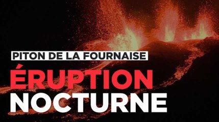 Tải video: Le Piton de la Fournaise est entré en éruption pour la deuxième fois de l'année