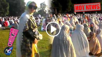 Ikutan Sholat Idul Adha, Kacamata Syahrini Bikin Heboh - Cumicam 12 September 2016