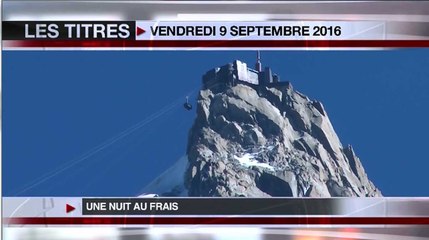 JT du vendredi 9 septembre 2016
