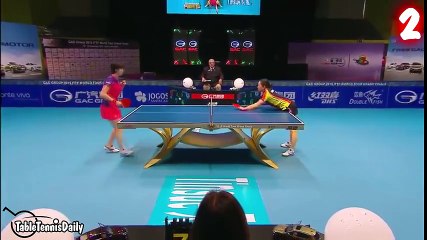 Top 10 Craziest Table Tennis Shots of 2015!