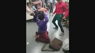 dance in metro, viral video