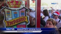MARATON V JEDENI PIZZE