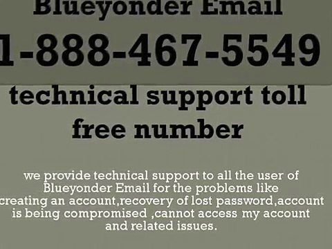 Blueyonder Email 1-888-467-5549 technical support toll free number