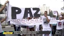 Moradores fecham ruas em protesto contra morte de dois jovens em São Paulo