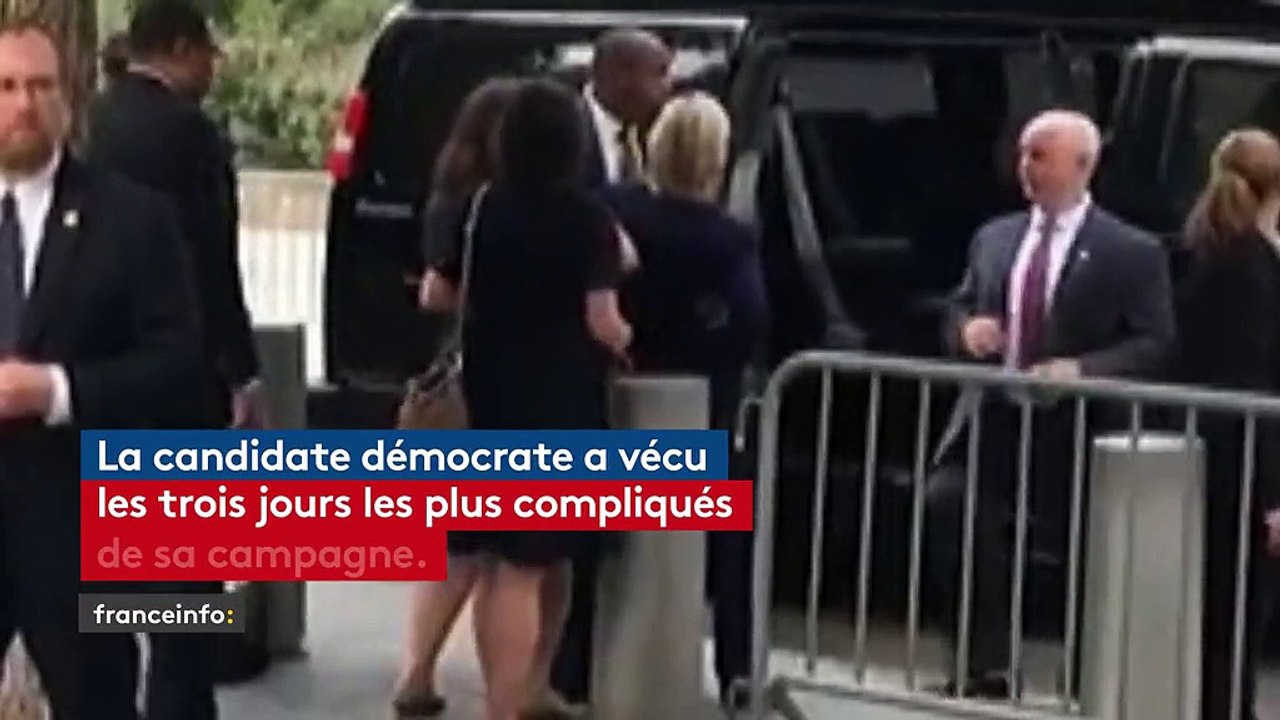 Le week-end pourri d'Hillary Clinton en trois images