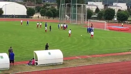 Le sublime coup franc de ROMAIN Colinet en coupe de France........