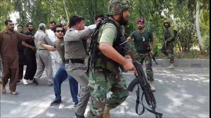 Exclusive Pictures of Pak Army Soldiers Beating Motorway Police Officers
