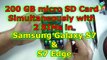 200 GB Micro SD Card Simultaneously with 2 SIM's on Samsung Galaxy S7 Edge