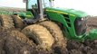 Amazing farm tractors struck in mud 2016 - heavy tractor pulling fails