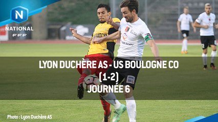 J6 : Lyon Duchère AS - US Boulogne CO (1-2), le résumé