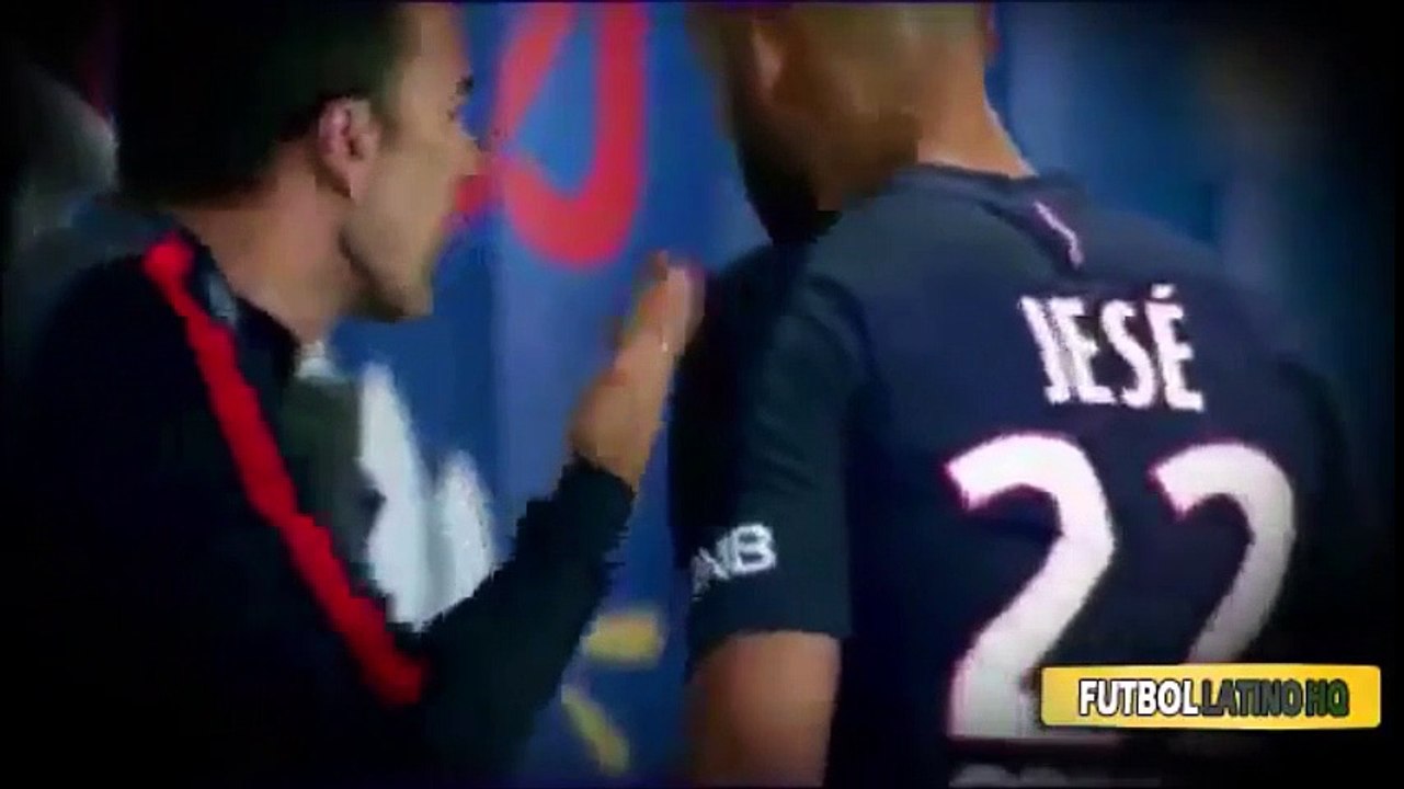 Jese Getting Very Angry At Being Substituted vs Saint Etienne!