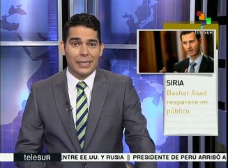 Reaparece en público el presidente de Siria