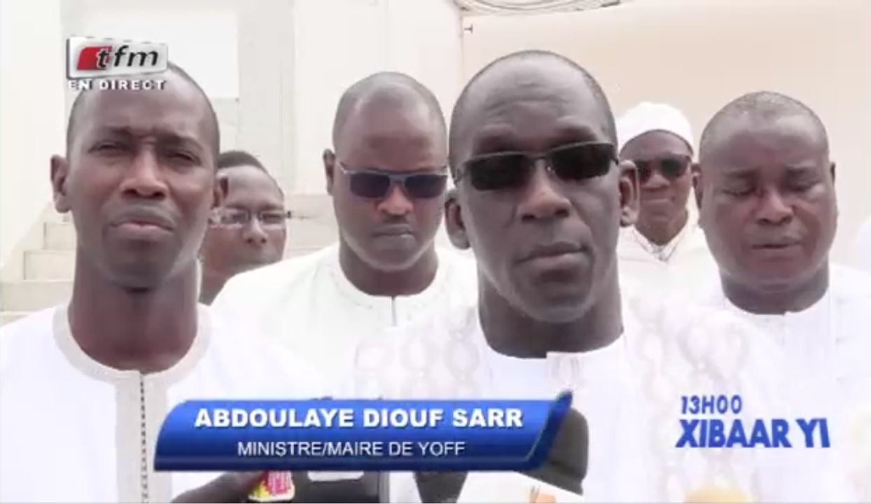Prière Tabaski 2016! Décès Mbaye Jacque DIOP, Abdoulaye Diouf SARR présente ses condoléances