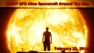 Disc UFO Flies Too Fast Around The Sun, Feb 25, 2014