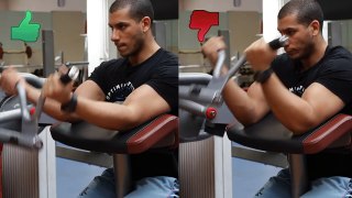 Les conseils FITNASS - Elevations laterales:Curl biceps:Arriere d'épaule