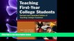 complete  Teaching First-Year College Students