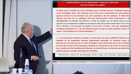 Quel était le lien entre les « pères fondateurs de l'Europe » et les États Unis _...