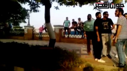 توافد المئات علي كورنيش النيل ببنها احتفالا بالعيد