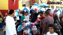 الألاف فى السويس يؤدون صلاة العيد فى ساحات المحافظة