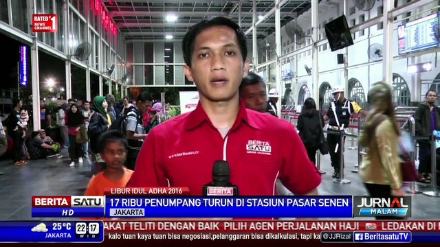 Stasiun Senen Berangkatkan 12 Ribu Penumpang