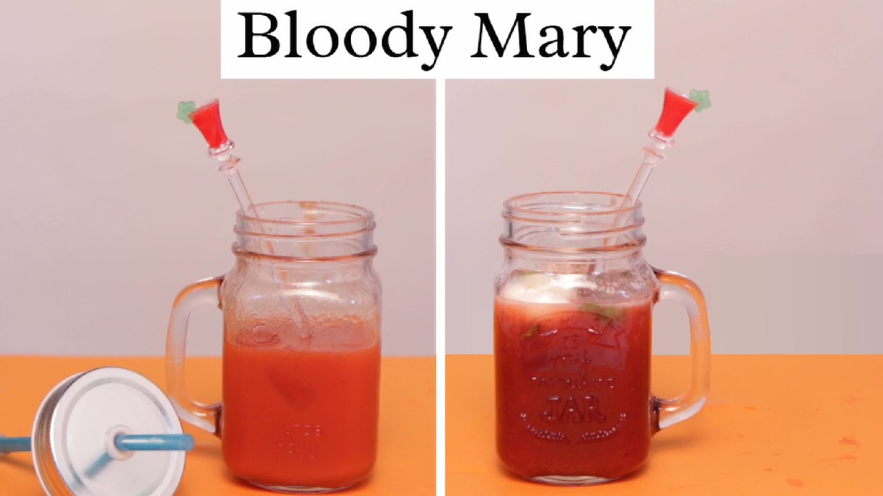 Bloody Mary classique & Bloody Mary fraise en vidéo