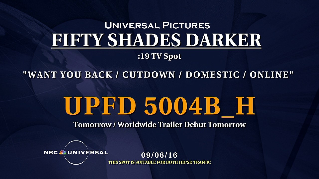 50 Shades Darker trailer 02.02.2017 video Dailymotion