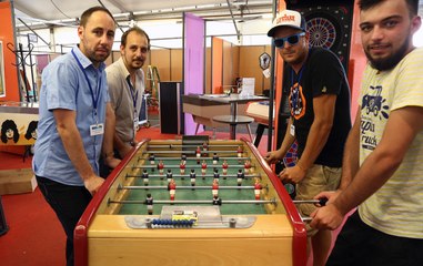 A la foire d'Agen, une tournoi de baby foot à l'espace Vintage