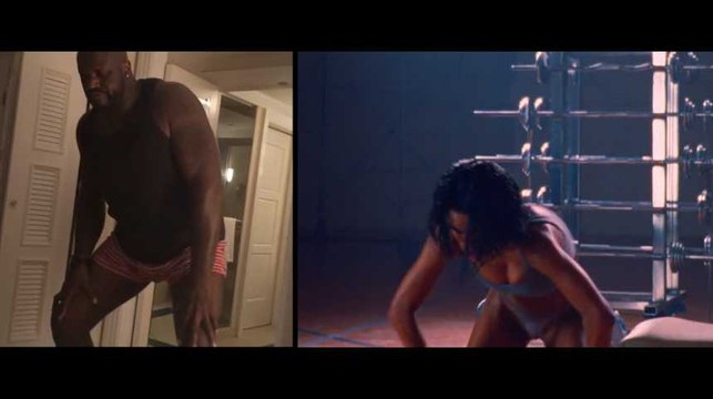 Shaquille O'Neal rejoue le clip de Fade de Kanye West