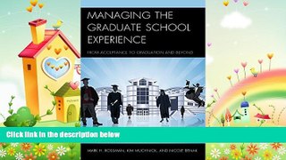 behold  Managing the Graduate School Experience: From Acceptance to Graduation and Beyond