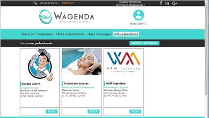Wagenda comment changer ou réinitialiser le mot de passe