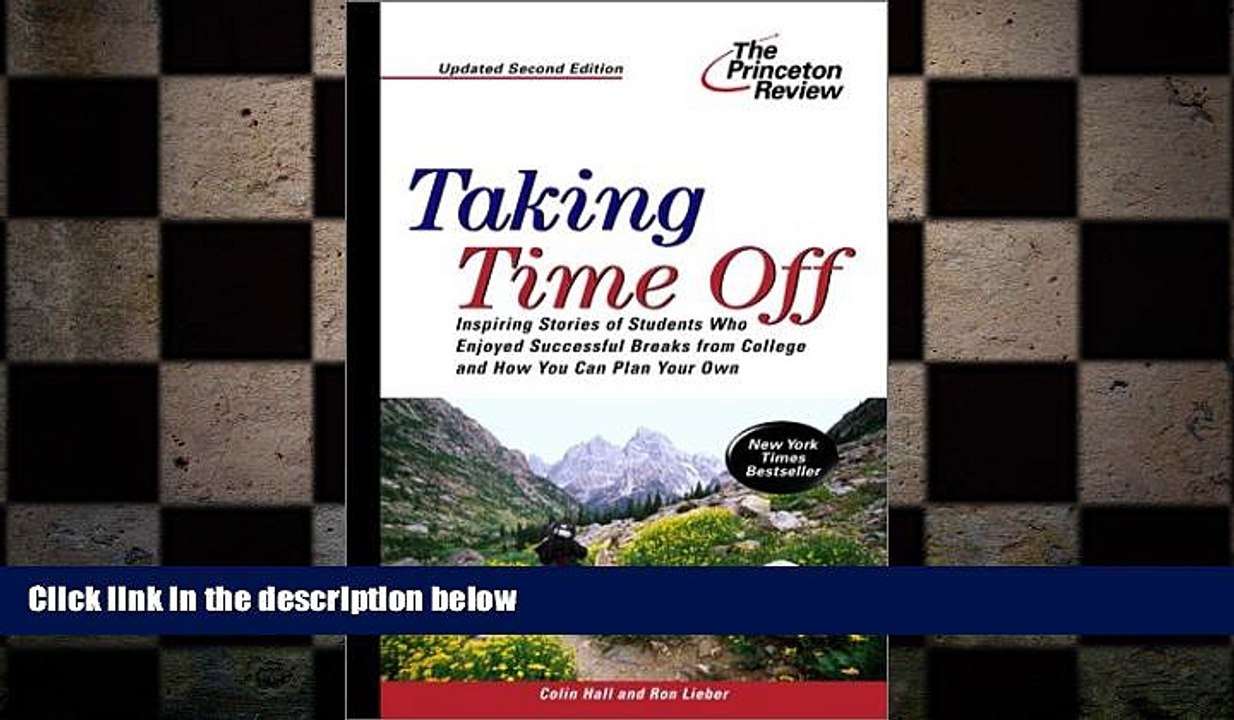 READ book  Taking Time Off, 2nd Edition (College Admissions Guides)  DOWNLOAD ONLINE