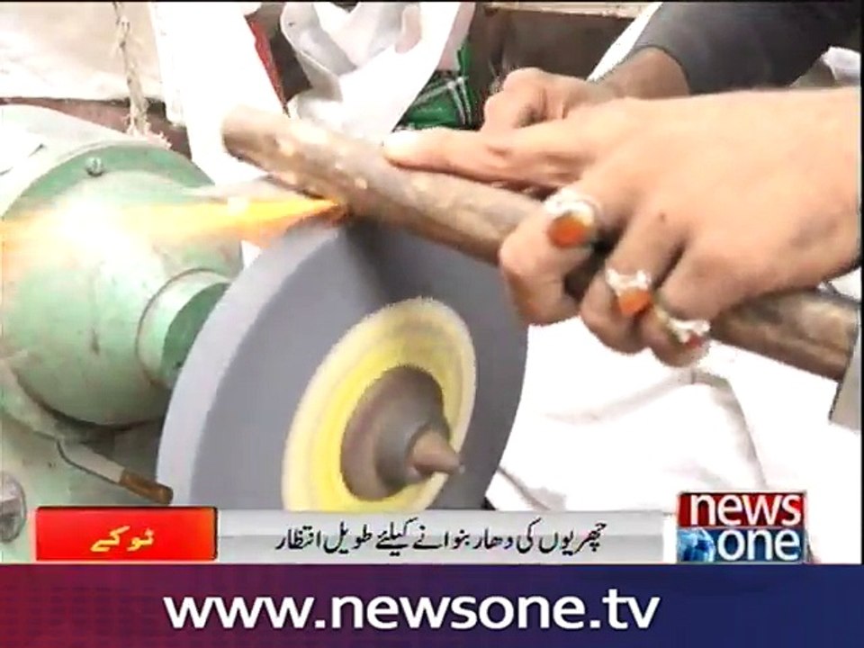 Slaughtering items' demand high for Eid-ul-Azha