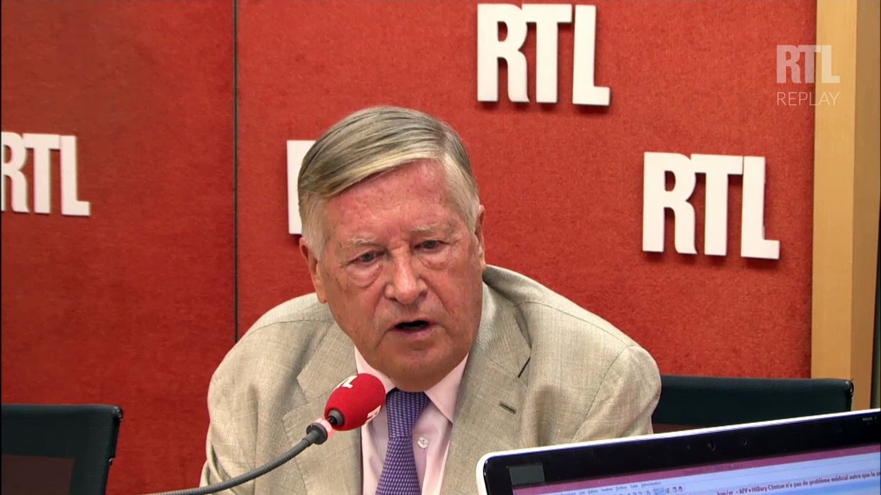 "D'un point de vue français, il vaut mieux Hillary Clinton malade que Donald Trump éclatant de santé", affirme Alain Duhamel