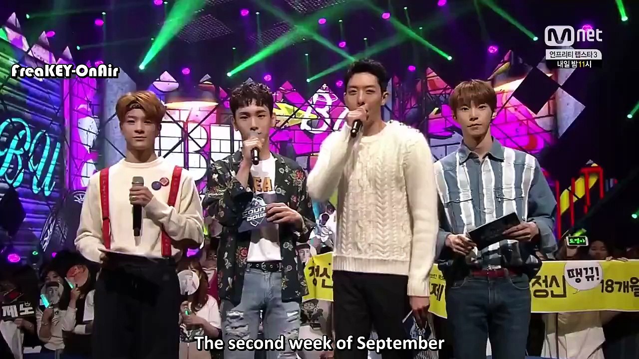 [ENG SUB] 160908 M!Countdown Key Cut