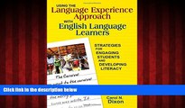 Enjoyed Read Using the Language Experience Approach With English Language Learners: Strategies for